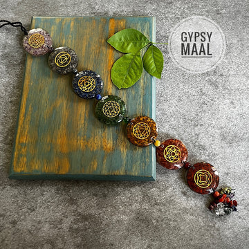 7 Chakra Crystal Decor Hanging